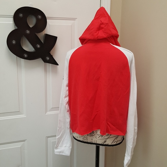 SOLD! VS PINK NATION Raglan Hoodie Sweater - Picture 4 of 7
